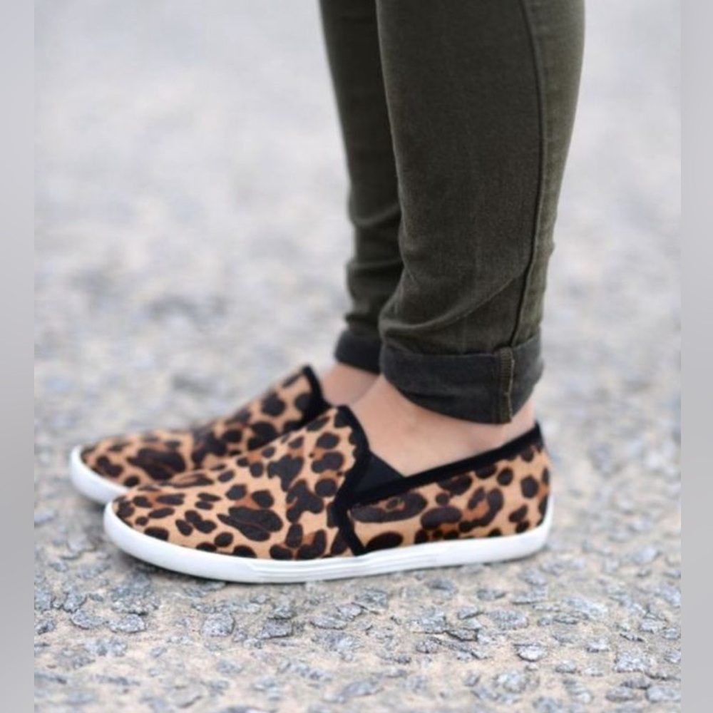 Joie Kidmore leopard slip on